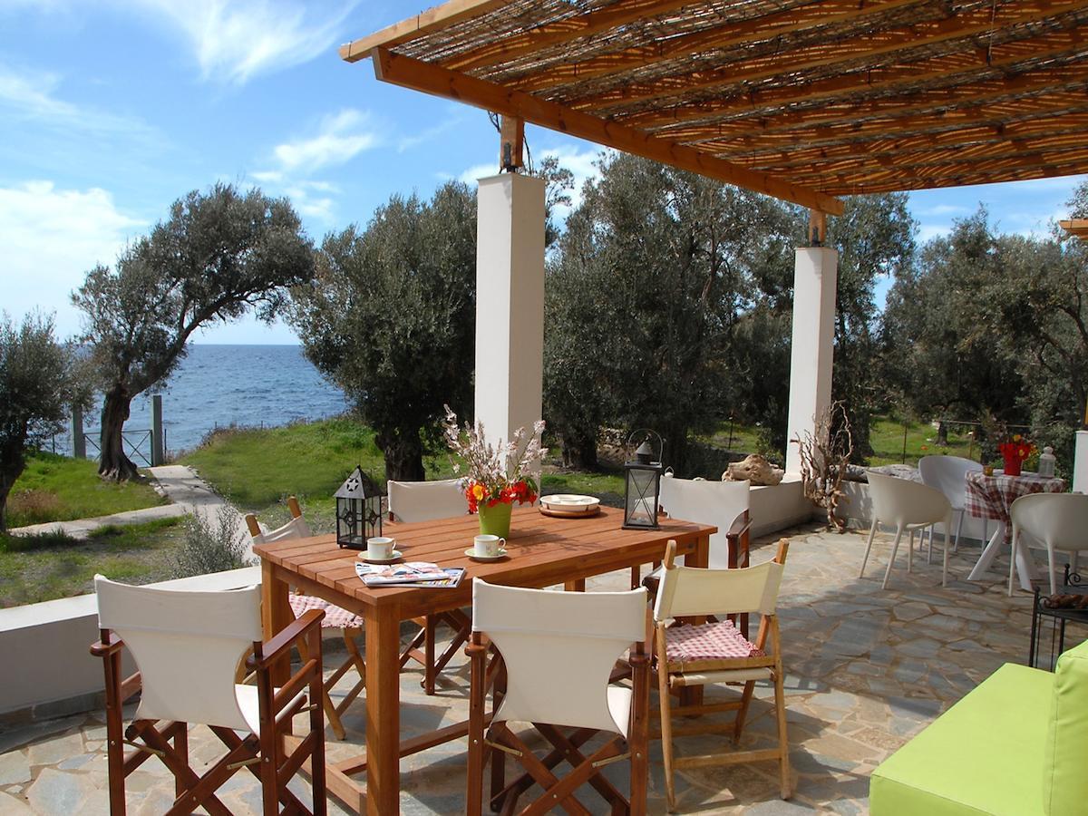 Melinda Holiday House Plomari Rom bilde